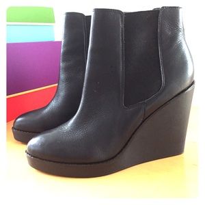 Wedge heel boots